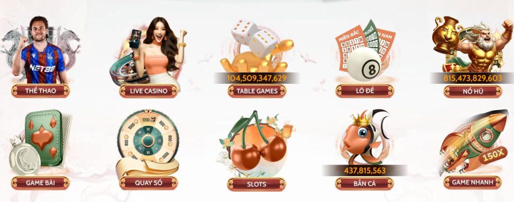 Sảnh cá cược hấp dẫn tại nhà cái TAP88